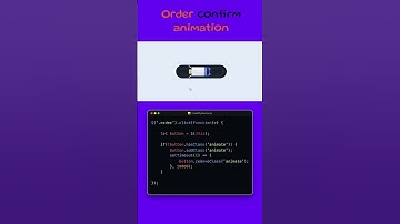 Order Confirm Animation Button | HTML CSS | Modern UI Design #webdevelopment  #htmlcss