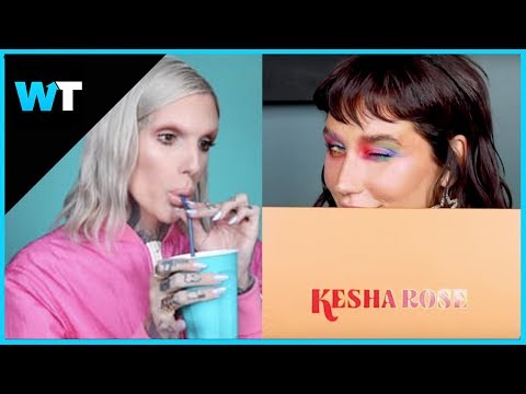 Jeffree Star REACTS to Kesha's NEW MAKEUP Line