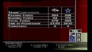 ESPN NFL 2K5 Cowboys vs Ravens