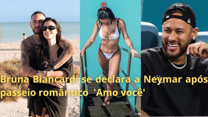 Bruna Biancardi se declara a Neymar após passeio romântico 'Amo você'