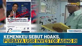 Kemenkeu Bantah Purbaya Persilakan Investor Asing Keluar dari Indonesia | NBH screenshot 4