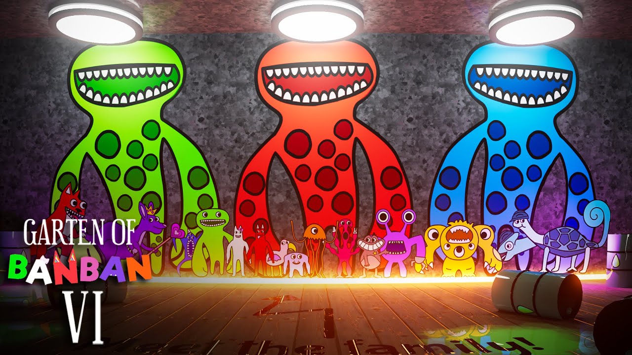 Garten of Banban 6 - ALL NEW BOSSES + SECRET ENDING (Gameplay #30