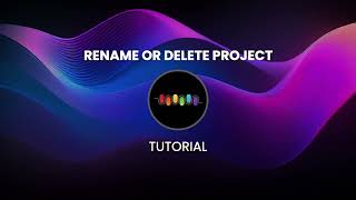 How To Rename & Delete Project | Beatoven AI | How To Series