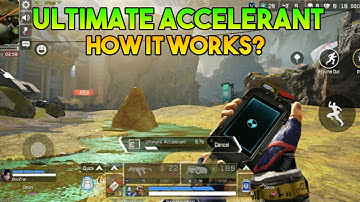 ULTIMATE ACCELERANT HOW IT WORKS? | HOW TO USE ULTIMATE ACCELERANT | APEX LEGENDS MOBILE