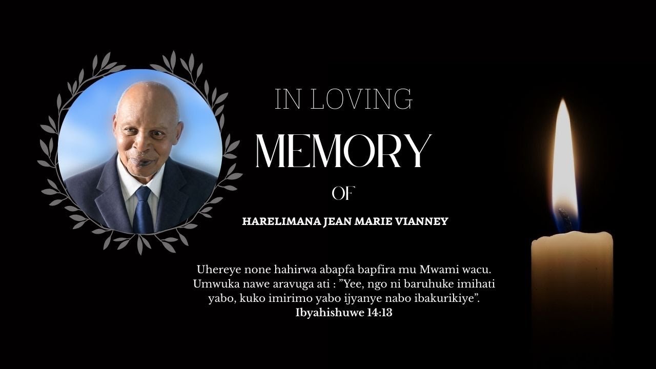 🛑 LIVE: IN LOVING MEMORY OF HARELIMANA Jean Marie Vianney  24.01.2026