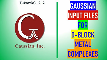 How to prepare input file for Gaussian Calculation | for Linux and Windows Machine