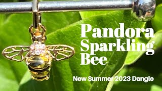 Sparkling Bee Dangle Charm