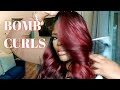 HOW TO CURL WITH A FLAT IRON! BABYLISS PRO NANO TITANIUM REVIEW AND DEMO + KISS TINTATION COLORS