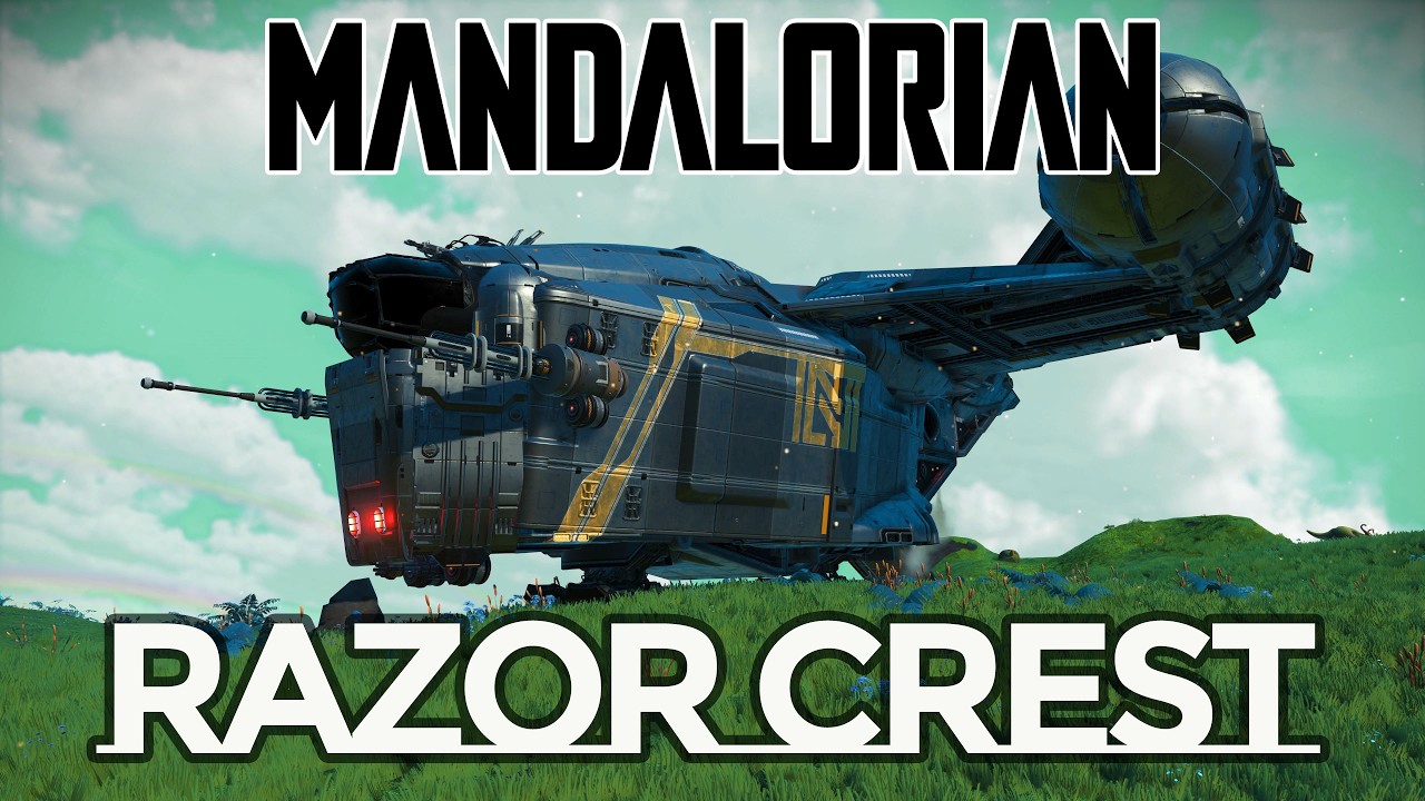Razor Crest from Mandalorian Series Showcase - No Man's Sky Corvette ...