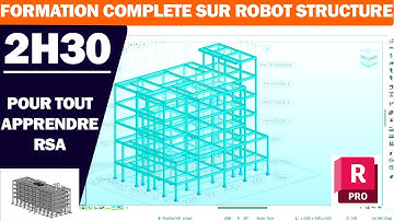 FORMATION COMPLETE SUR ROBOT STRUCTURE : Projet Pratique et Calcul de Ferraillage
