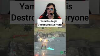 Yamato Aegis Destroying Everyone In Modern Warships #gaming #ibragod