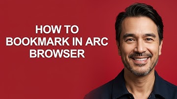 How To Bookmark In Arc Browser - KevinHowTo