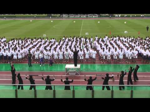 川越高校 第44回 陸上競技大会 20140925 選手宣誓・応援歌