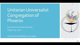 UUCP Worship Service 08/23/2020 - "...On Account of Sex": 100 Years of Women's Suffrage