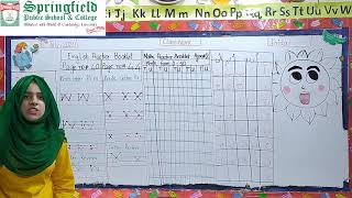 Preschool Level - 2: Revision Letter Ww and Xx, Math Counting 1 - 50 and Urdu Sounds