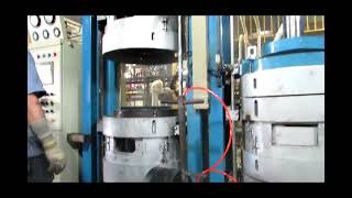 Motorcycle tyre curing press-six cavities with three layers #machine #motorcycle #tyre #curingpress