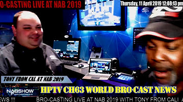 BRO-CASTING WITH BROADCAST PIX AT NAB 2019