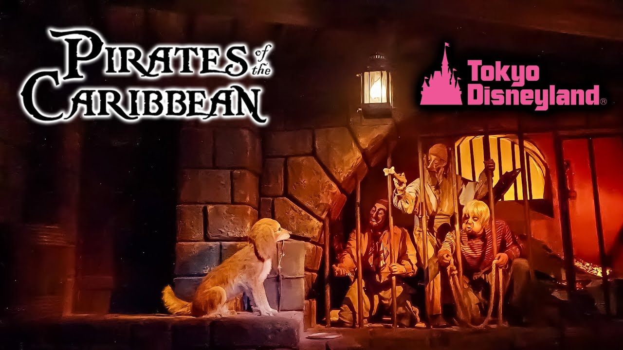 Pirates of the Caribbean On Ride Low Light Front Seat 4K POV Tokyo Disneyland 2025 08 02