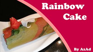 Rainbow Cake - AzAd Mutfagi