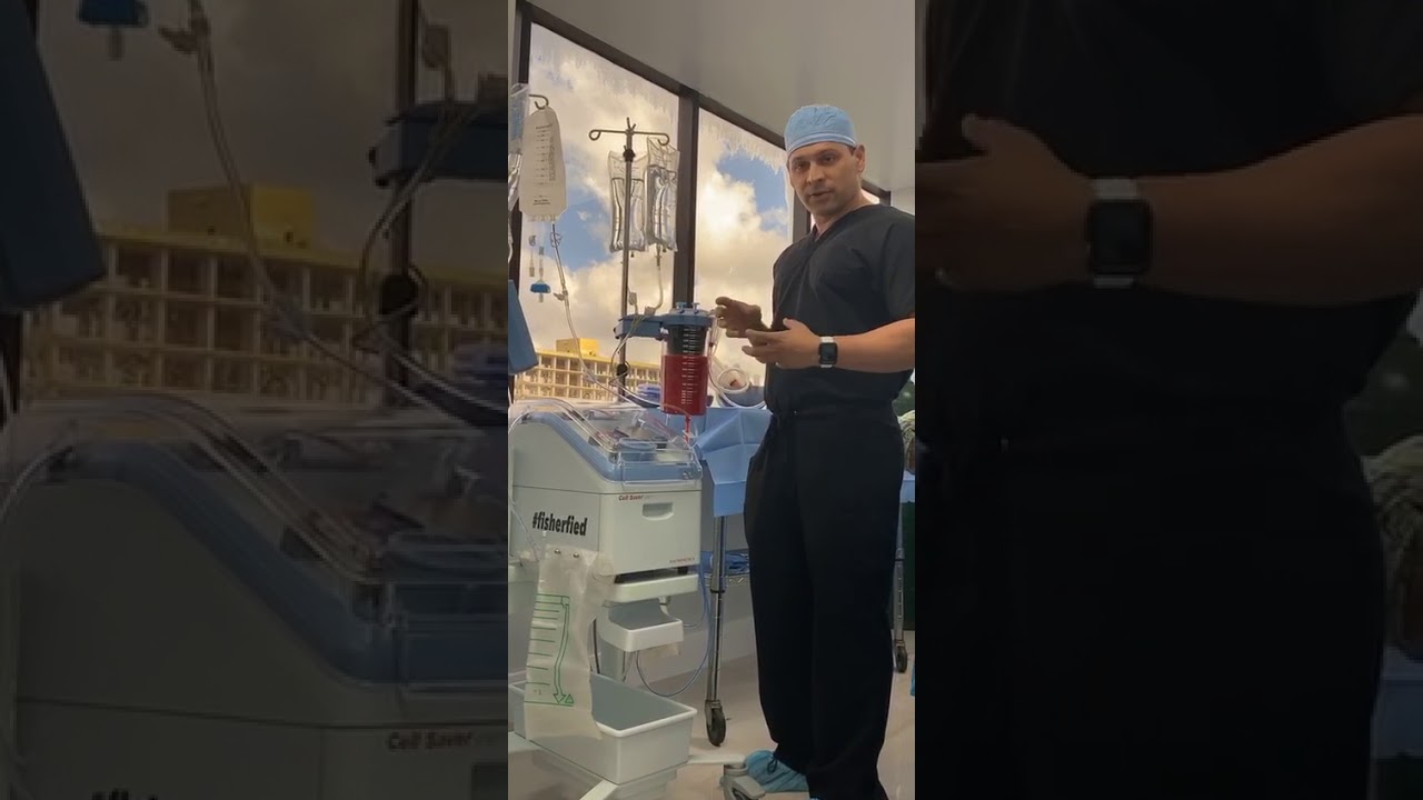 OR assistant talks about cell saver | Unique Aesthetic Center