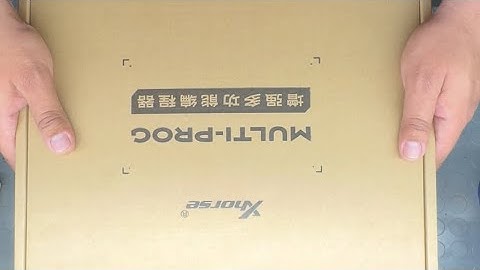 MULTI-PROG UNBOXING. XHORSE