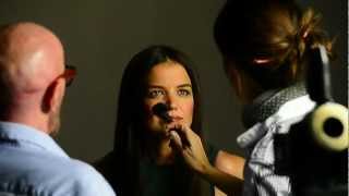 Katie Holmes behind the scenes with ALTERNA