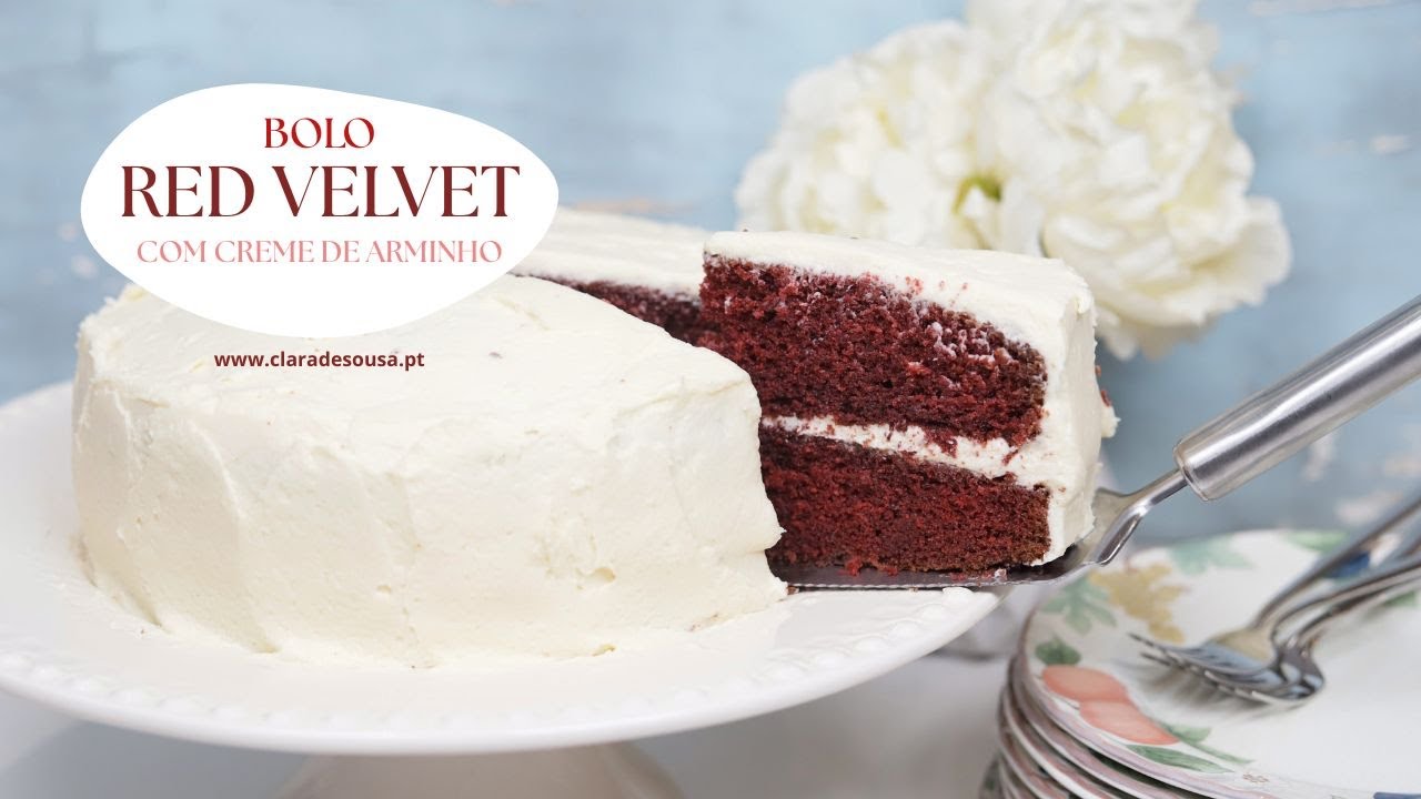Bolo Red Velvet com Creme de Arminho