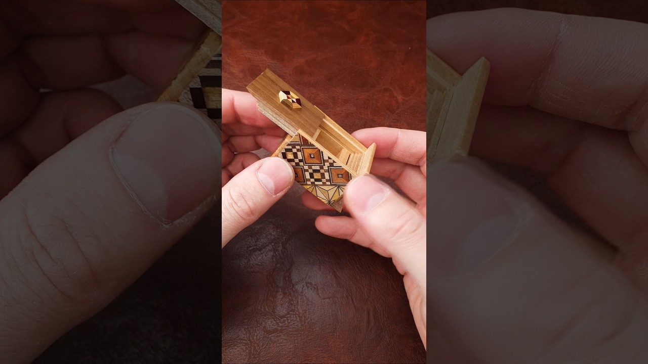The smallest Japanese puzzle box 