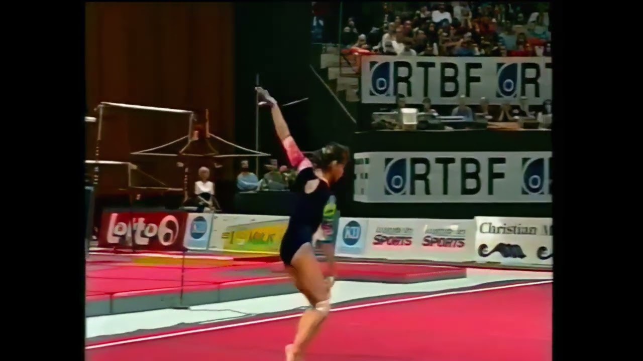 1996 Brussels Gym Gala   Gina Gogean ROU FX