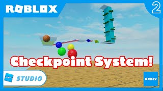 Checkpoint System! How to Make an OBBY Part 2! (Roblox Studio)!