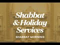 Shabbat Morning (November 26th, 2022 - 9:45 AM)