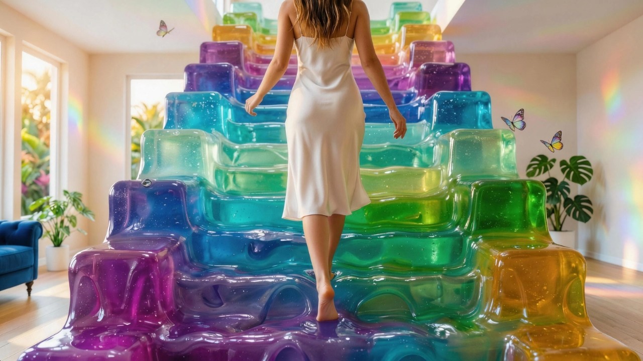 【ASMR】どのAI階段が一番気持ちいい？✨🌙 | Which AI Stairs Feel Most Satisfying? ❓ Visual ASMR