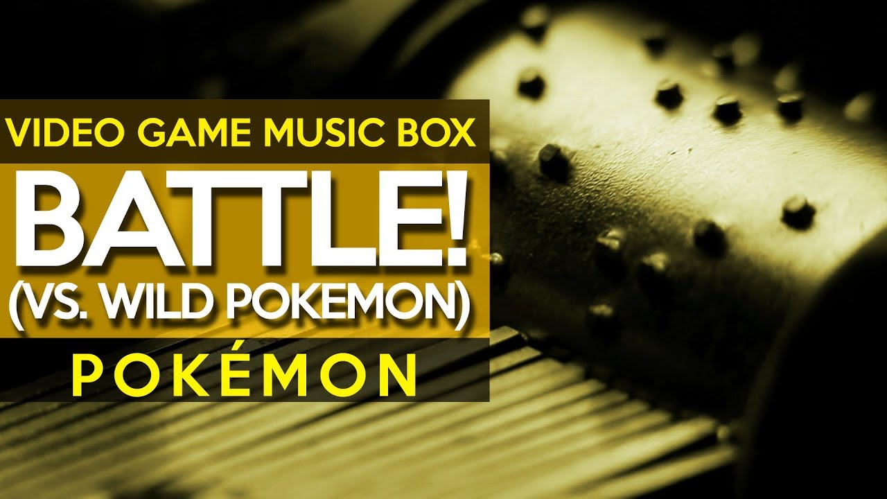 Pokèmon Red & Blue Battle (VS Wild Pokémon) Video Game Music Box
