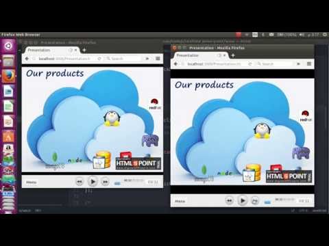 real time powerpoint presntion mamon,js