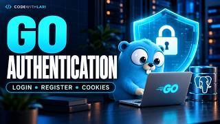 Go Authentication Tutorial | Registration, Login & Session Cookies with PostgreSQL