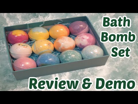 Ribivaul 12 Piece Bath Bomb Set - Demo & Review!