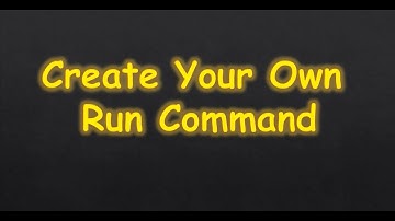 Create Your Own Run Command in Windows | BLEEDBYTES