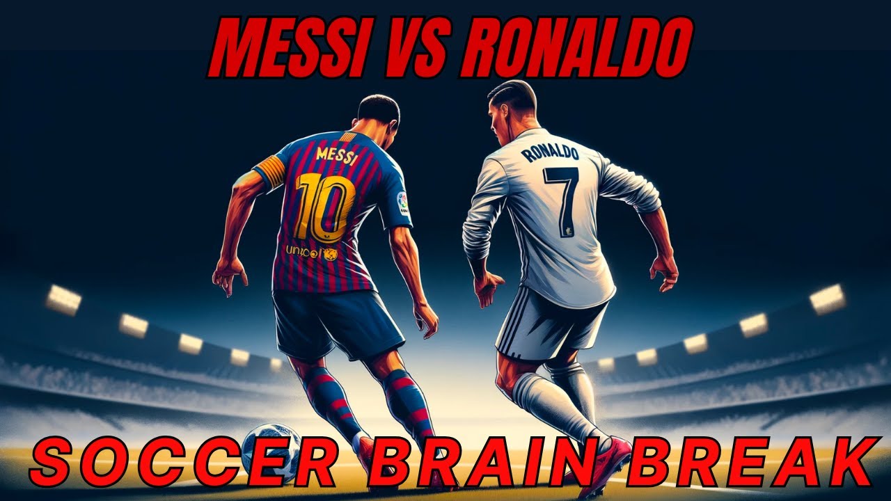 Messi Vs Ronaldo Jump Battle Brain Break | Sports brain break | Go noodle inspired | Just dance |
