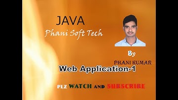 Making web application part 1- inter communication by phani kumar - Phani Soft Tech