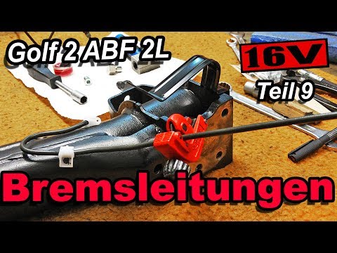 Golf 2 ABF 2L 16V Teil 9  Bremsleitungen 