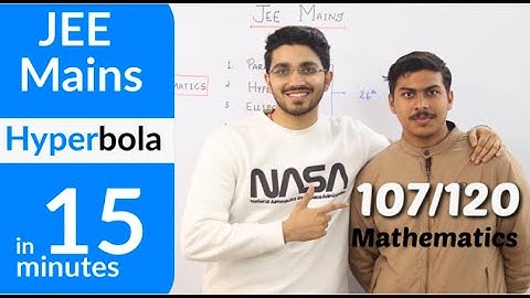 JEE Main 2020 | Hyperbola in 15 minutes🔥 | Guaranteed Questions🔥