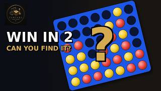 Connect 4 Puzzle: Win in 2, One Move, Two Threats