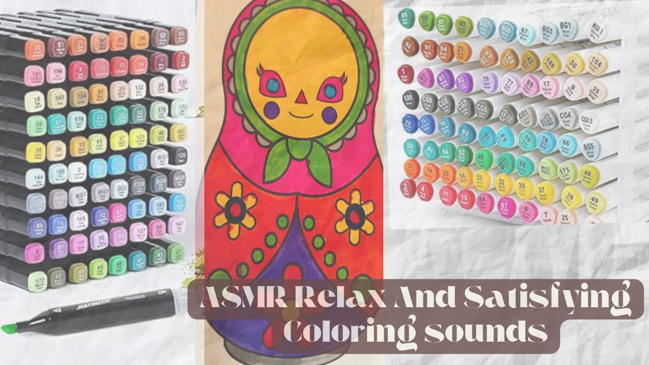 10 Minutes Oddly Satisfying ||Relaxing colouring||ASMR Colouring all ...