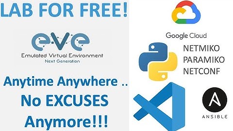 Free Eve-NG on Google Cloud | Python | VS Code | DHCP and NAT on Eve-NG for devices in the lab