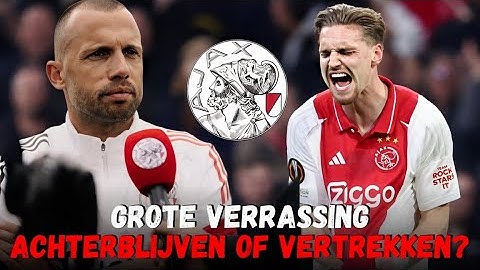 HET NIEUWS: Heitinga zorgt voor onverwachte wending bij Ajax! AJAX NIEUWS VANDAAG