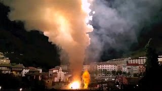 2000 Salutes shot in 1 minute - Cangas del Narcea 2016