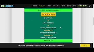 FreeBitCo.in - HI-LO game - Multiply BitCoins