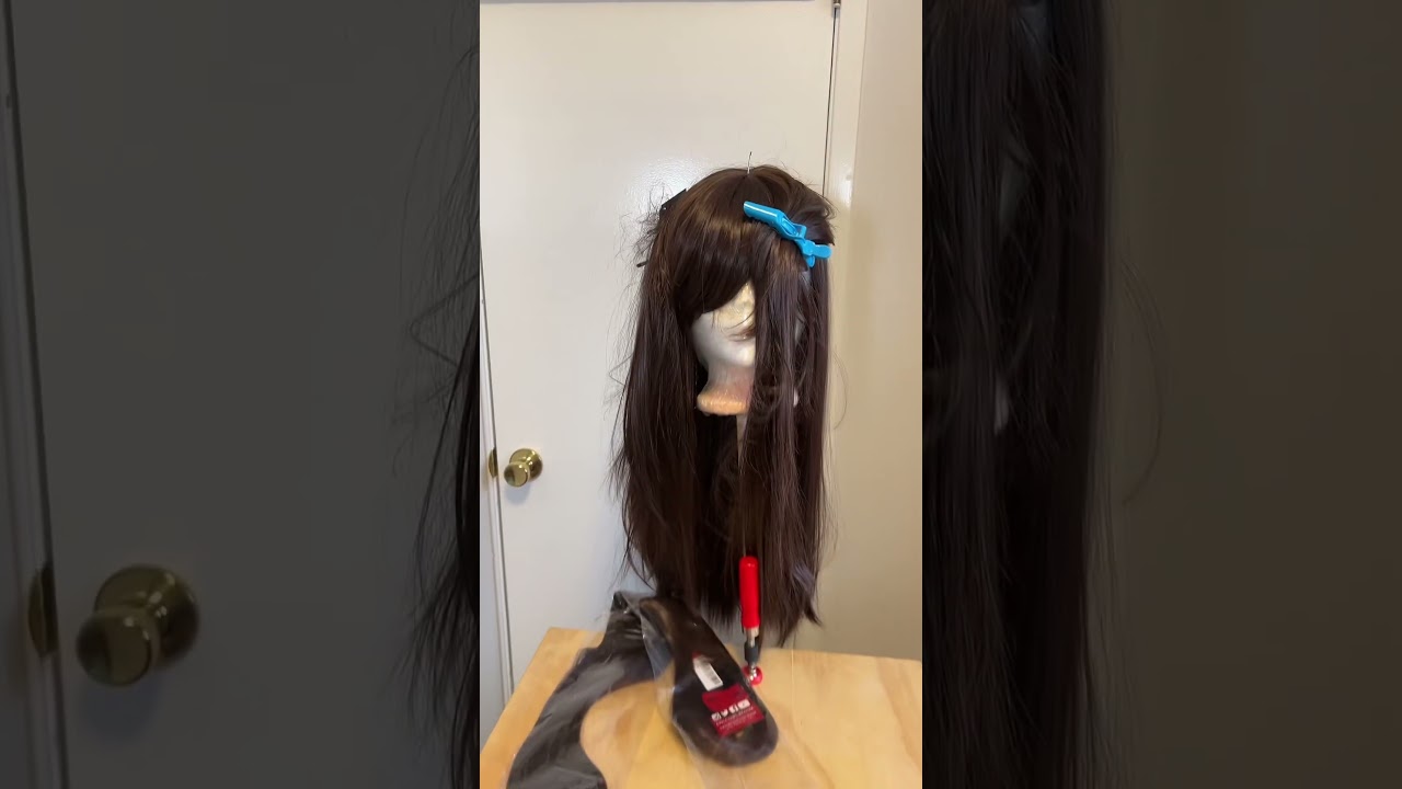 i love hell’s paradise bro #hellsparadisecosplay #wigstyling #cosplaywig #ponytailwig #gluedponytail