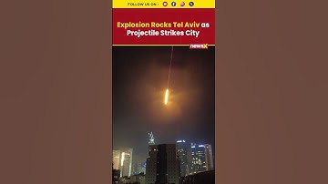 Thumbnail of Iran Israel War: Tel Aviv Hit by Iranian Missile | Sirens Sound as Explosions Rock Israel