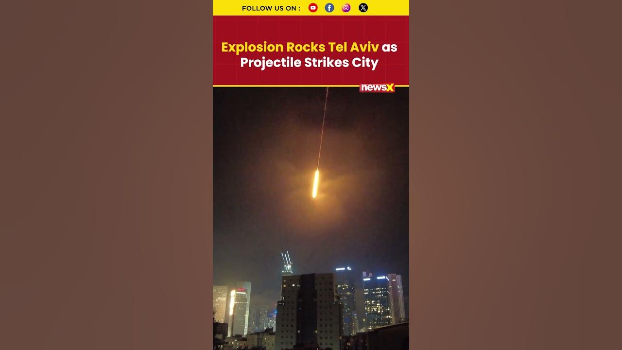Iran Israel War: Tel Aviv Hit by Iranian Missile | Sirens Sound as Explosions Rock Israel Iran Israel War: Tel Aviv Hit by Iranian Missile | Sirens Sound as Explosions Rock Israel